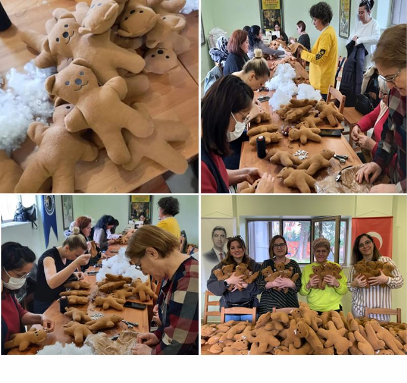 DEPREMZEDE ÇOCUKLARIN PELÜŞ OYUNCAKLARI KARTAL’DAN