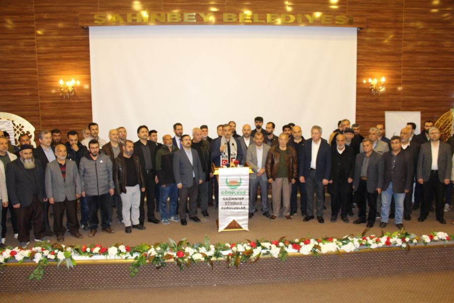 Gaziantep Gönüllü Kuruluşlarının Kudüs açıklaması