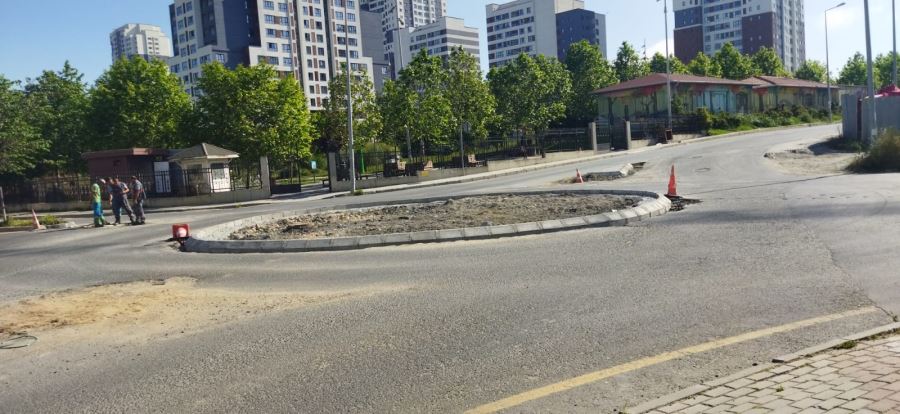 Bahçekent 10. Yıl Caddesine Kavşak Yapılmaya Başlandı