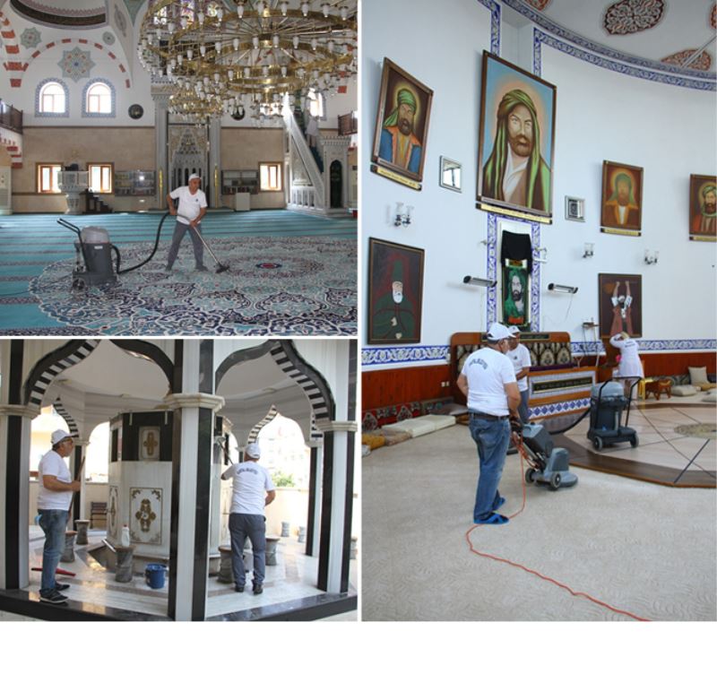 KARTAL BELEDİYESİ BAYRAM ÖNCESİ İBADETHANELERDE TEMİZLİK SEFERBERLİĞİ BAŞLATTI