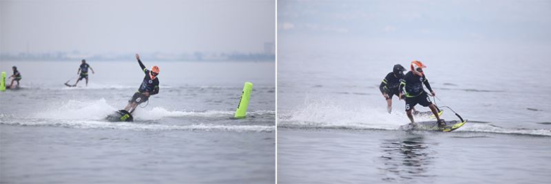 Kocaeli’de Türkiye Su Jeti ve Flyboard Şampiyonası heyecanı başladı