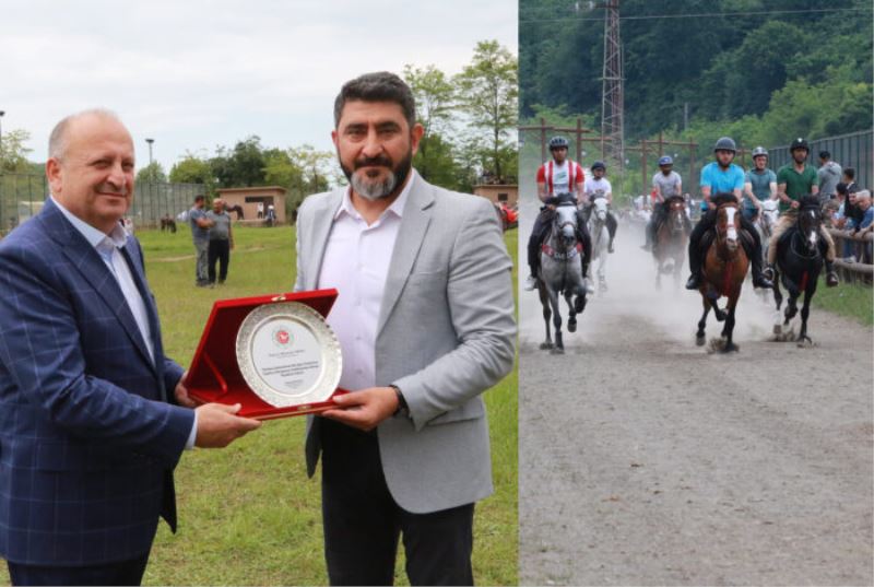 ÜNYE’DE RAHVAN ATLAR BAYRAK İÇİN KOŞTU