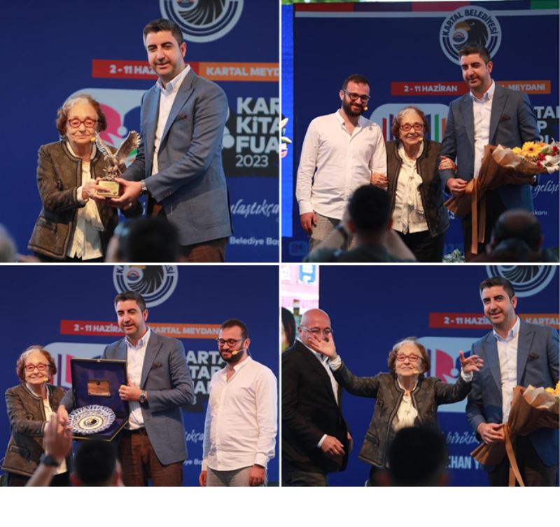 3. KARTAL KİTAP FUARI’NDA YAZAR GÜLTEN DAYIOĞLU’NA ONUR ÖDÜLÜ