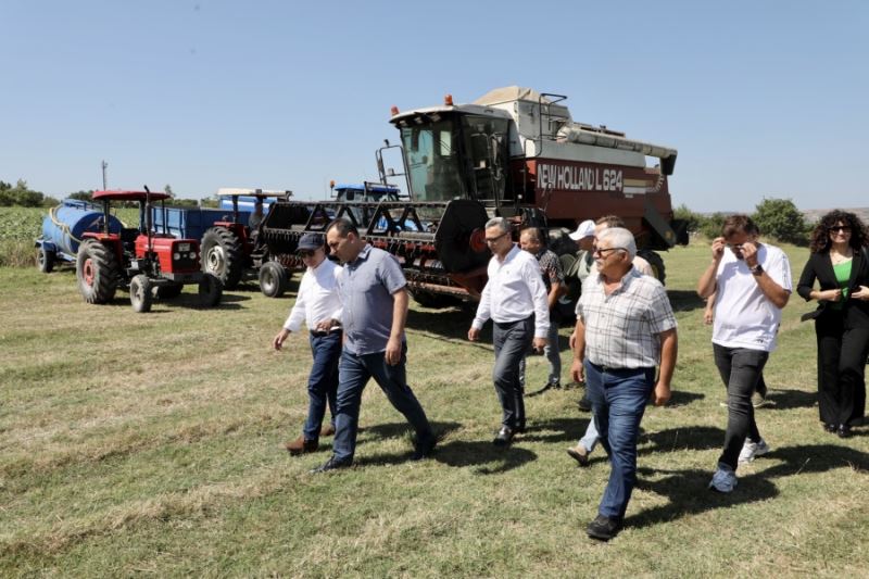 Büyükçekmece’de Buğday Hasat Dönemi Başladı
