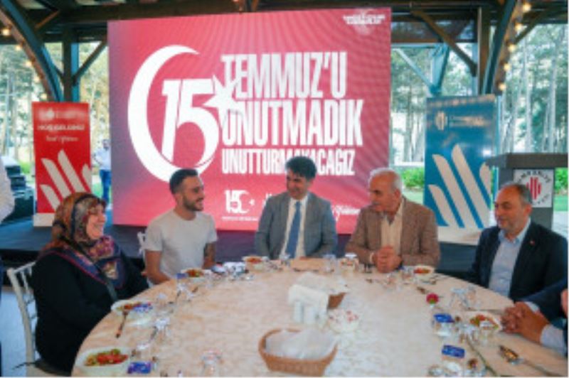 ÜMRANİYE BELEDİYESİ 15 TEMMUZ GAZİLERİ VE ŞEHİT YAKINLARI İLE BİR ARAYA GELDİ