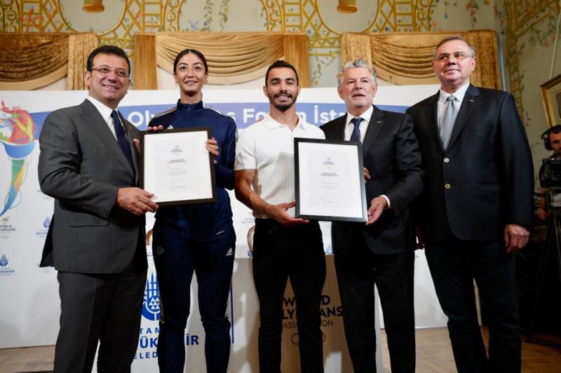 İMAMOĞLU: OLİMPİYAT RUHUNU TÜM DÜNYAYA YAŞATMAK İSTİYORUZ