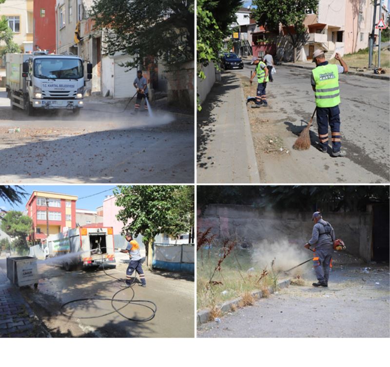 KARTAL’DA TEMİZLİK SEFERBERLİĞİ BAŞLADI