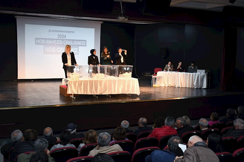 HOBİ BAHÇESİ YENİ DÖNEM SAHİPLERİ KURA İLE BELİRLENDİ