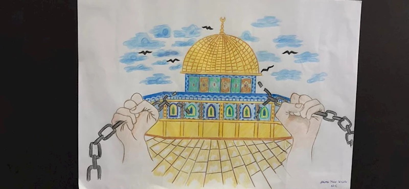 İMAM HATİP LİSESİ ÖĞRENCİLERİNDEN FİLİSTİN