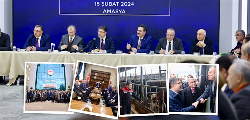 BAKAN YUMAKLI AMASYA’DA BİR DİZİ ZİYARET GERÇEKLEŞTİRDİ