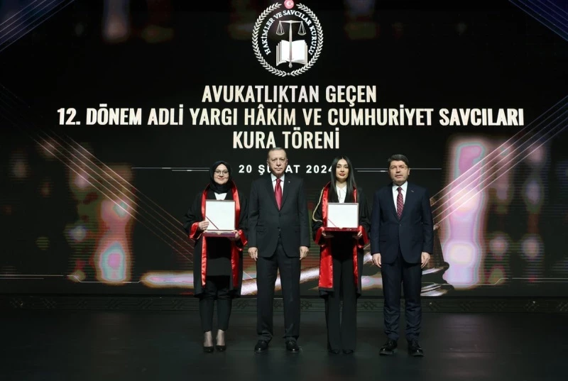 ADALET BAKANI TUNÇ, 12. DÖNEM HAKİM VE SAVCI KURA TÖRENİ