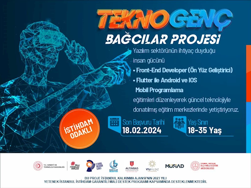 Tekno Genç Bağcılar Projesi Hayat Buluyor