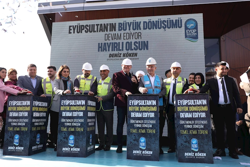 Eyüpsultan’da büyük dönüşüm devam ediyor