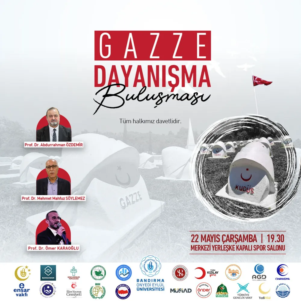 Bandırma Üniversitesinden Gazze Dayanışması
