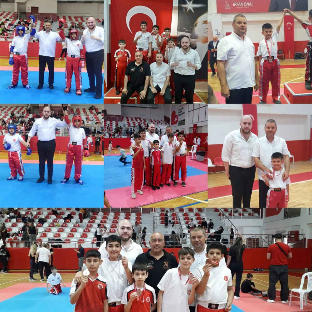 Kıck Boks Sporcuları Madalyaları Topluyor