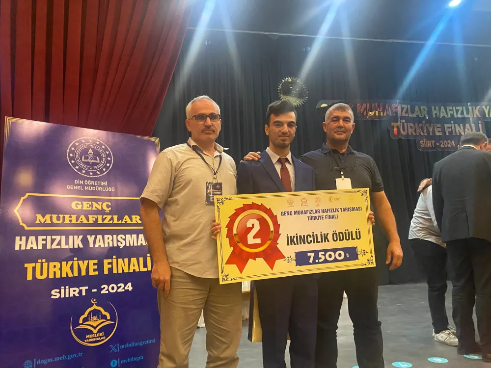 Ahmet Hac İbrahim Türkiye İkincisi oldu