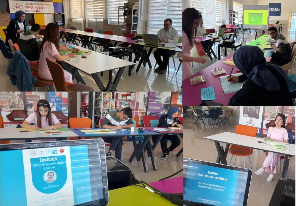 Üniversitelilere ÜNİDES Proje Eğitimi
