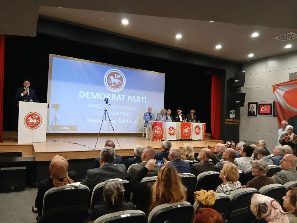 “Demokrat Parti Bahçelievler Kongresi’nde Üçlü Mesaj”