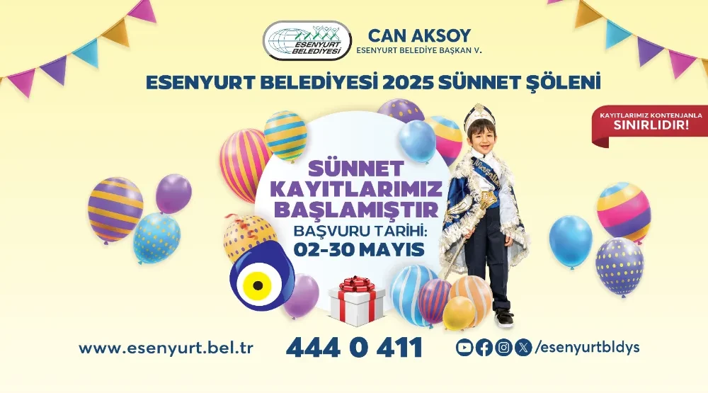 Esenyurt’ta Toplu Sünnet Kayıtları Başladı