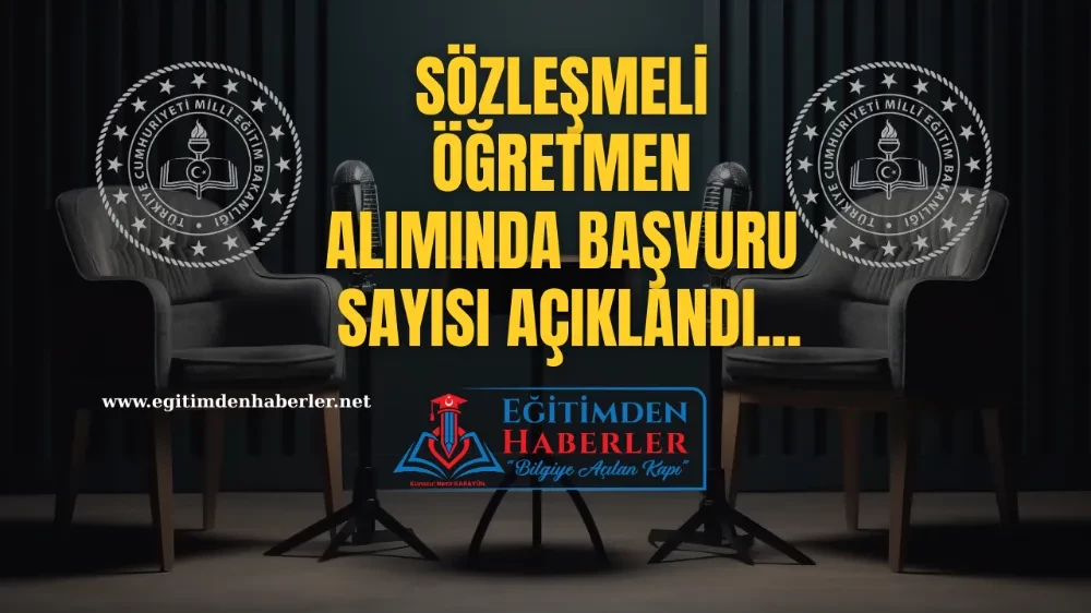Sözleşmeli Öğretmen Alımında Başvuru Sayısı Açıklandı