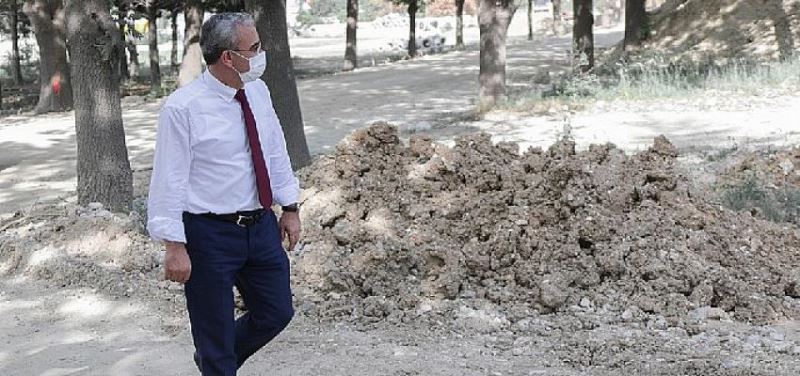 Millet Bahçesi insaati hizla devam ediyor