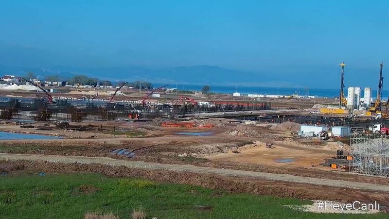 Yerli otomobil TOGG, insaattan canli yayina basladi