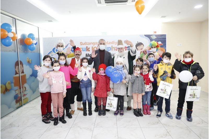 Sultangazi’nin Ilk Çocuk Kütüphanesi Açildi