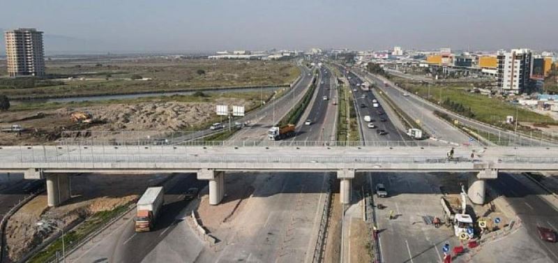 Viyadük insaati planlanan süreden erken bitirildi