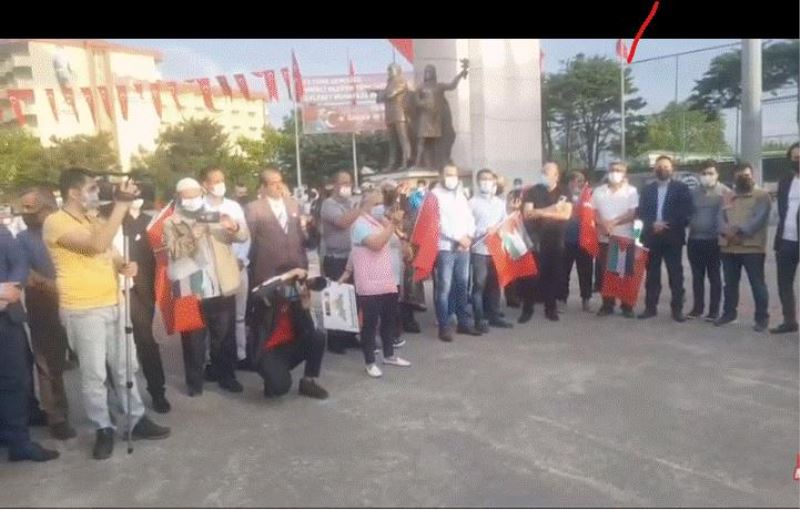 85 Dernek Kudüs için sokakta