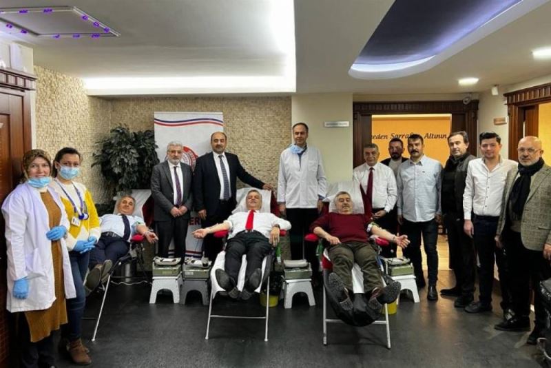 Kan acil degil sürekli ihtiyaç!