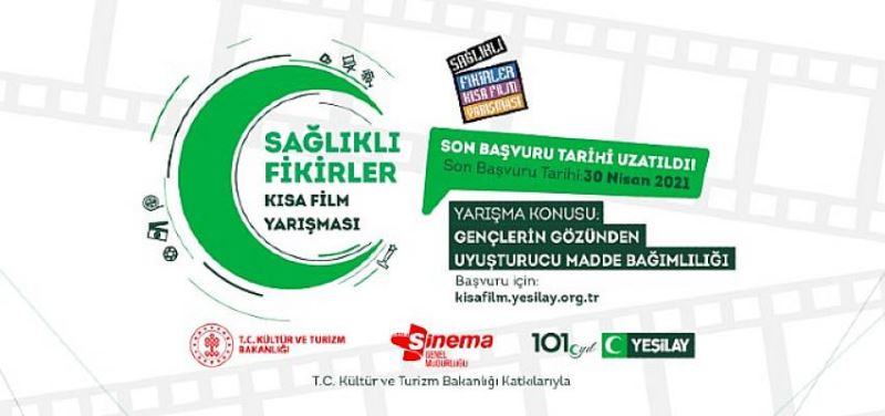Yesilay’in Saglikli Fikirler Kisa Film Yarismasi’nin son basvuru tarihi 30 Nisan’a uzatildi