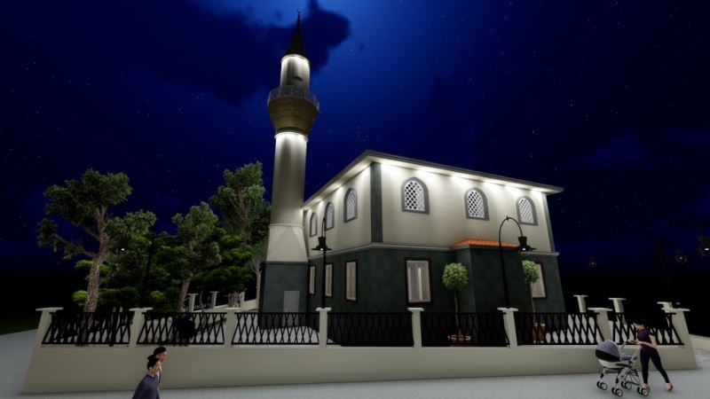 Manisa Akhisar depreminde hasar gördügü için yikilan cami yenilenecek