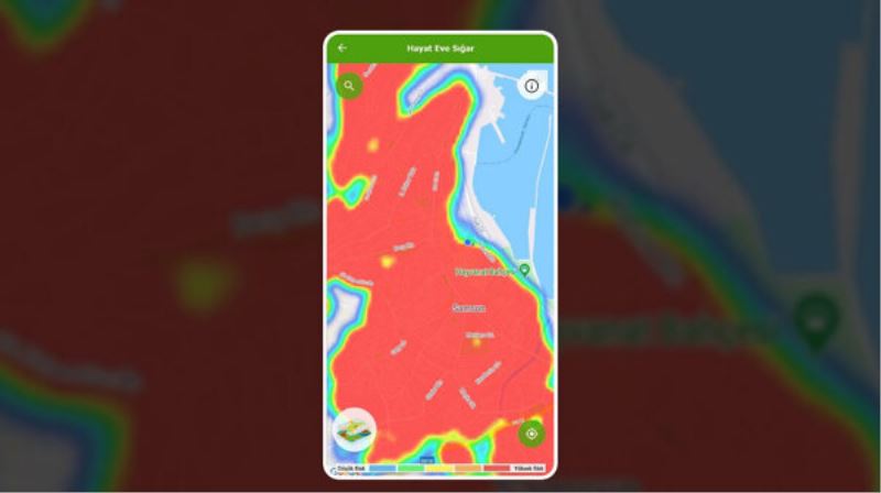 Samsun tamamen kizardi: Mezarliklar dahi yüksek risk alani