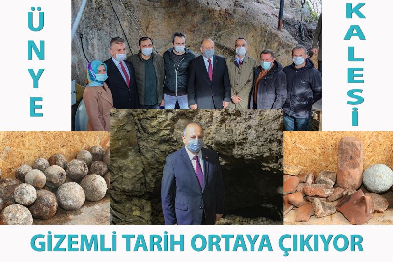 ÜNYE KALESI’NIN GIZEMLI TARIHI GÜNYÜZÜNE ÇIKIYOR