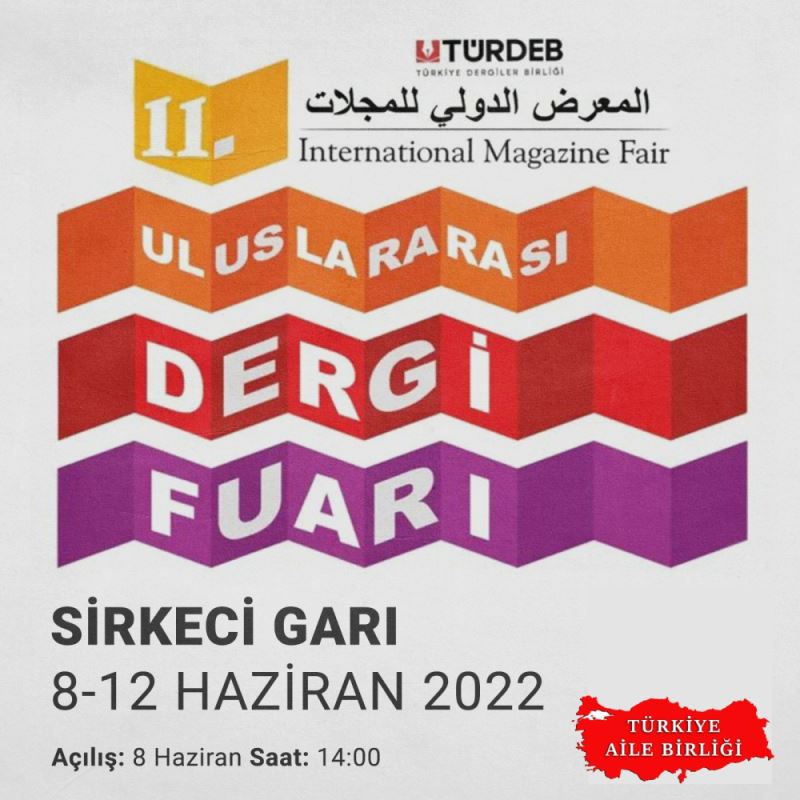 Türkiye Aile Birligi, Uluslararasi Dergi Fuari’nda